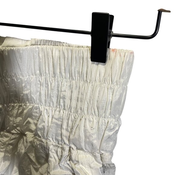 FP Movement White Smocked Waist Athletic Skort Lined Nylon Blend M - Picture 4 of 5